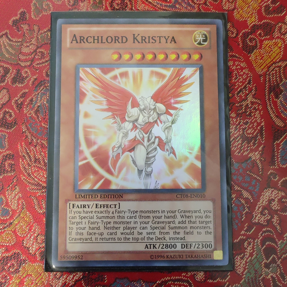 Yu Gi Oh TCG Archlord Kristya Limited Edition
